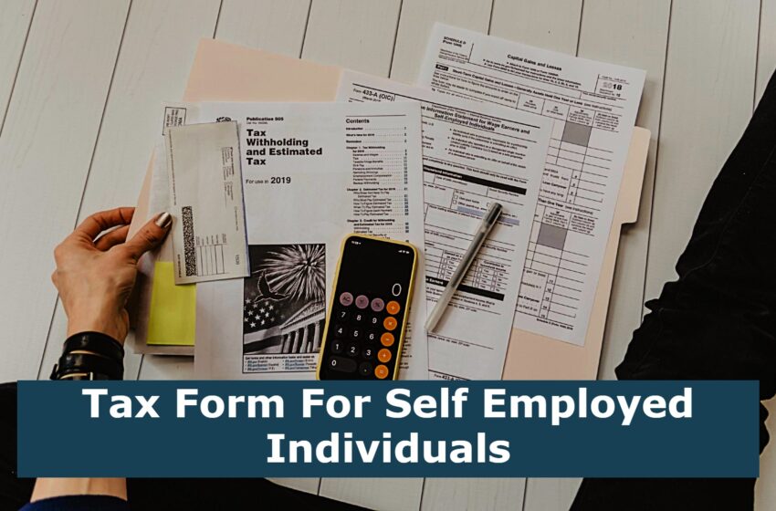 Tax Form For Self Employed Individuals